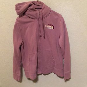 North Face zip up hoodie